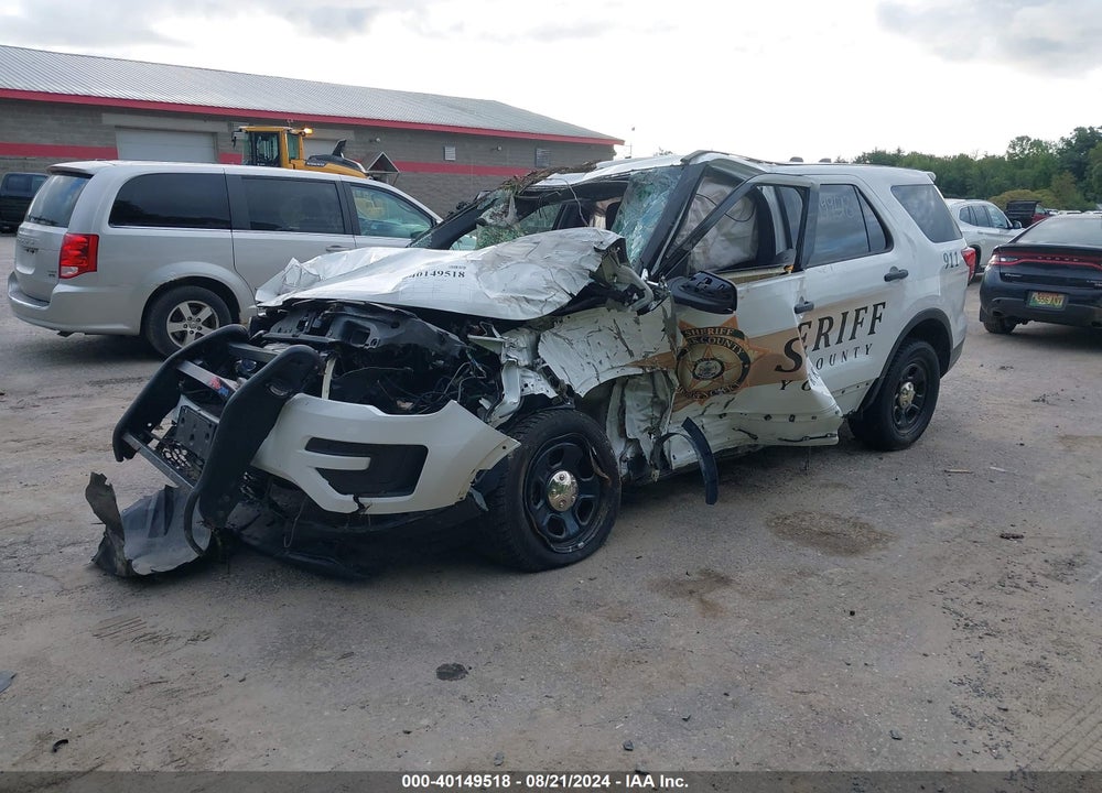 2018 FORD POLICE INTERCEPTOR UTILITY VIN: 1FM5K8AR6JGC16922