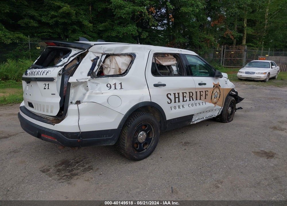 2018 FORD POLICE INTERCEPTOR UTILITY VIN: 1FM5K8AR6JGC16922