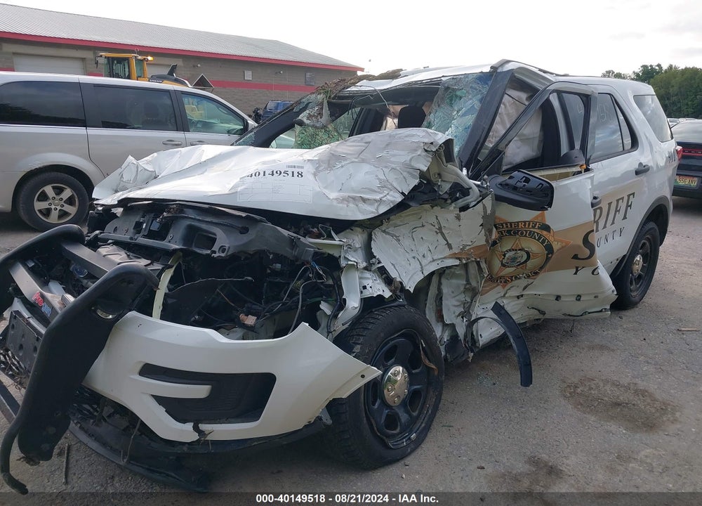 2018 FORD POLICE INTERCEPTOR UTILITY VIN: 1FM5K8AR6JGC16922