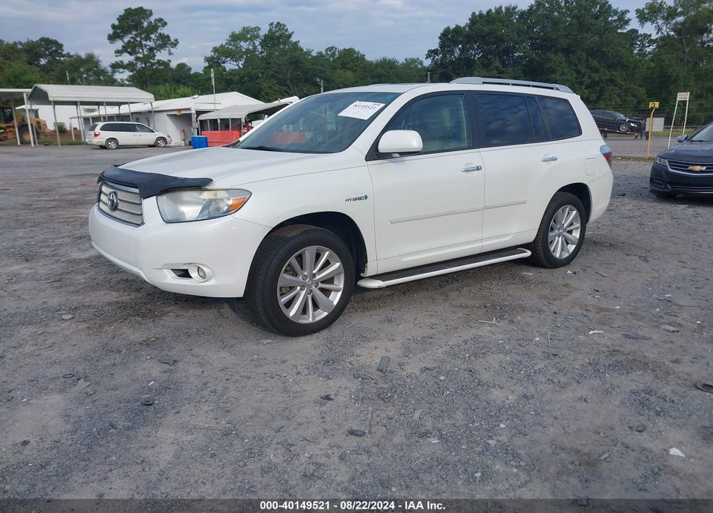2008 TOYOTA HIGHLANDER HYBRID LIMITED VIN: JTEEW44A782024774