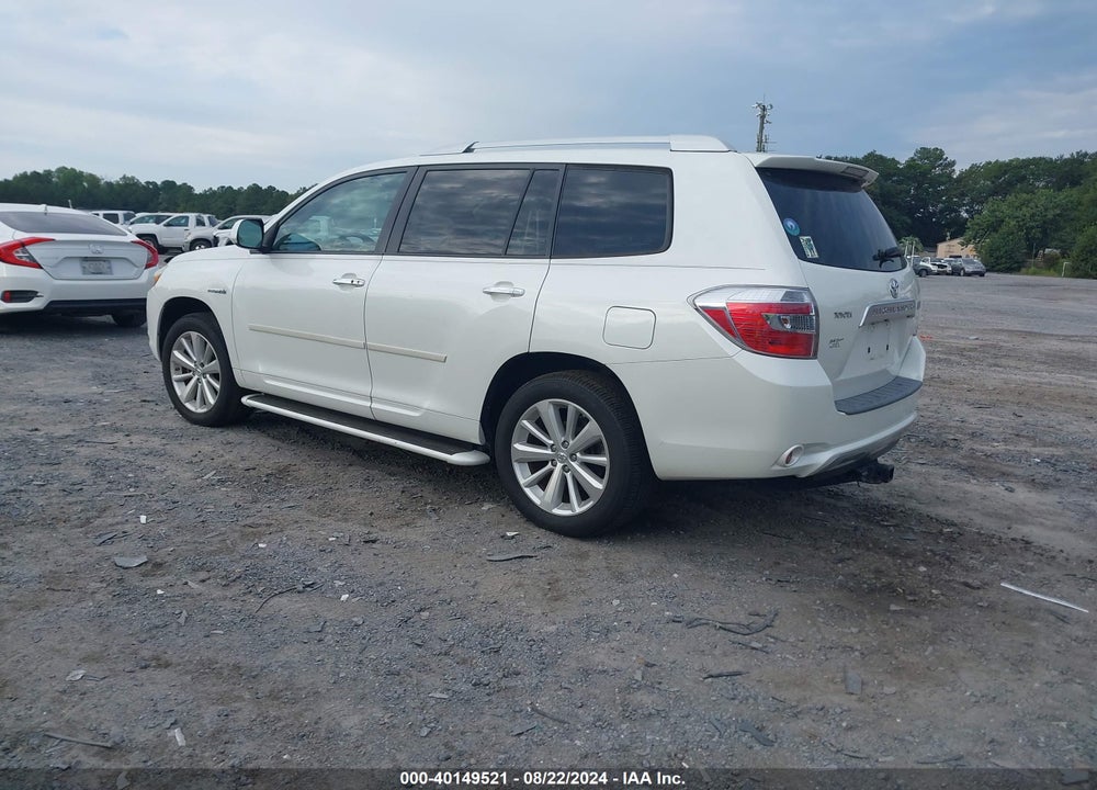 2008 TOYOTA HIGHLANDER HYBRID LIMITED VIN: JTEEW44A782024774