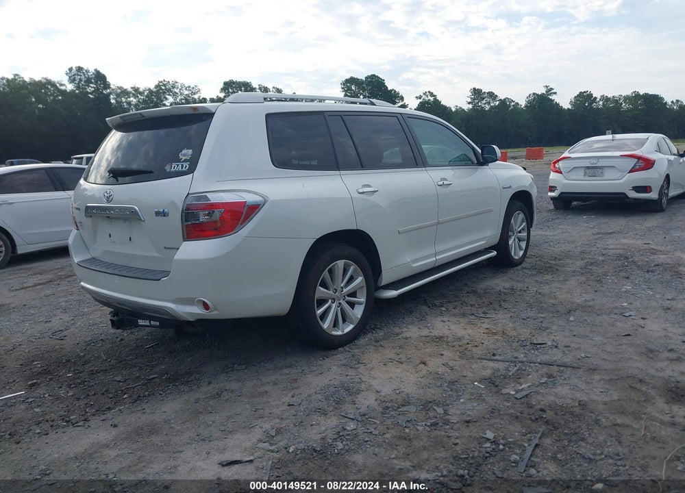 2008 TOYOTA HIGHLANDER HYBRID LIMITED VIN: JTEEW44A782024774