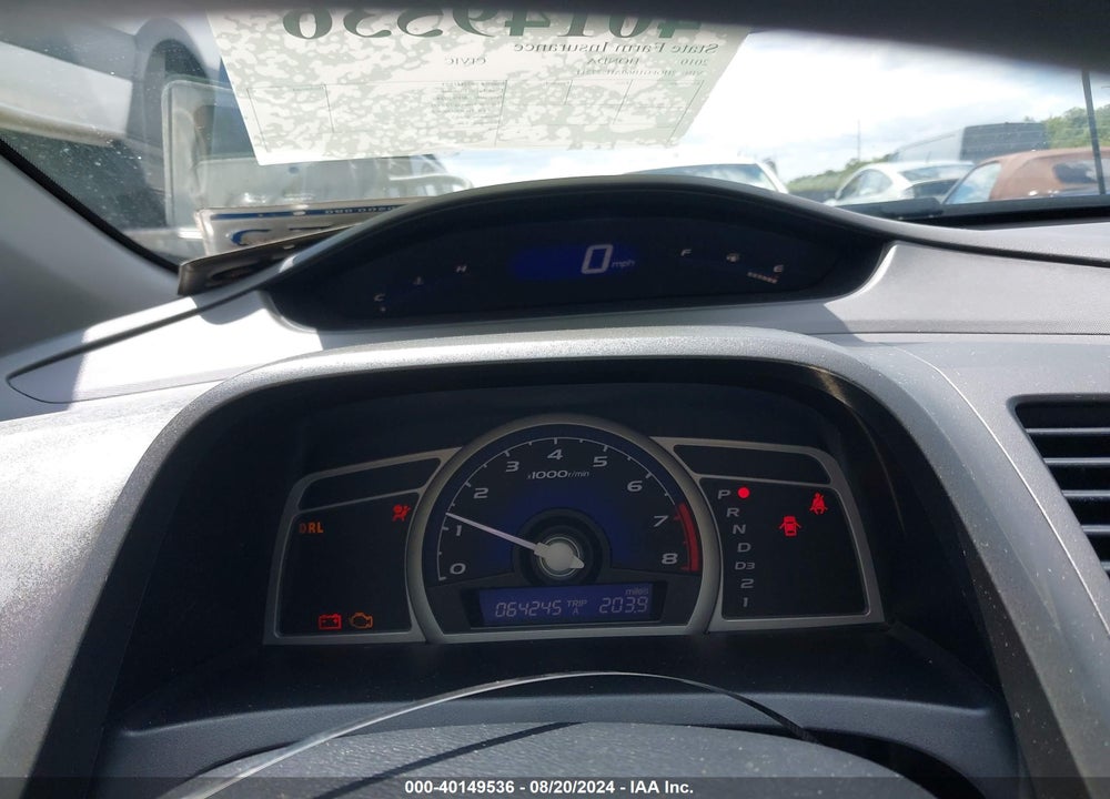 2010 HONDA CIVIC LX VIN: 2HGFG1B60AH527211