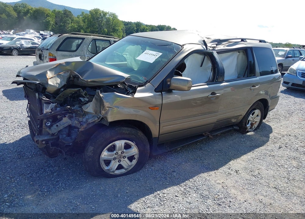 2008 HONDA PILOT VP VIN: 5FNYF18238B041328