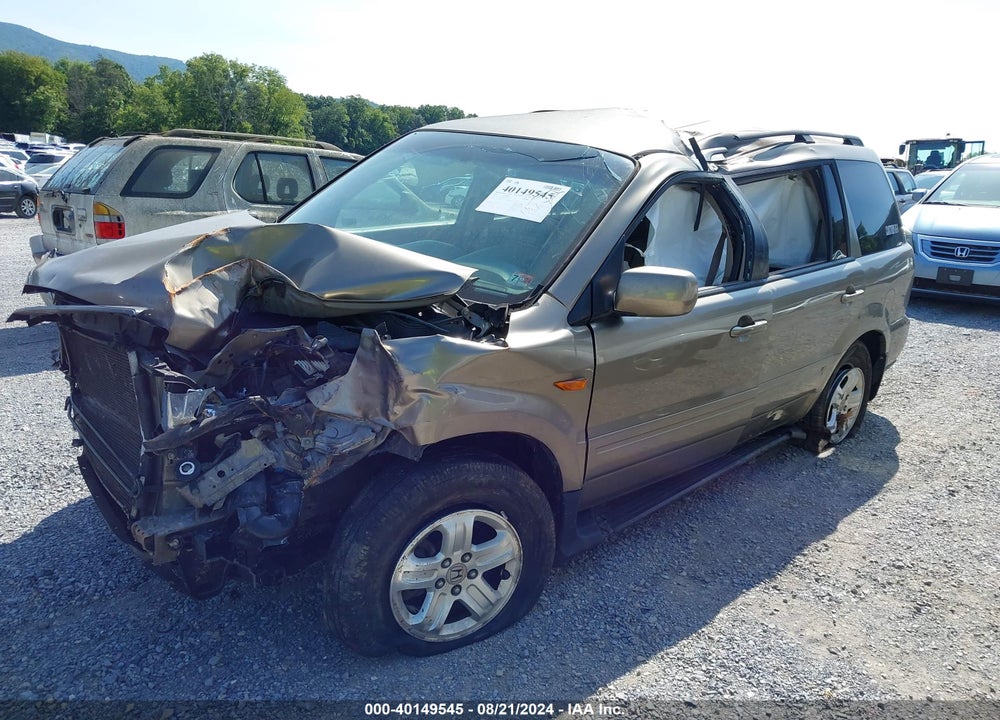 2008 HONDA PILOT VP VIN: 5FNYF18238B041328