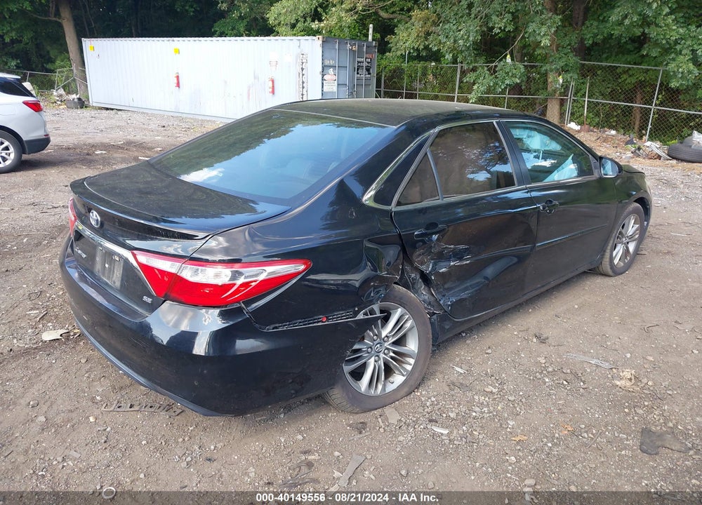 2016 TOYOTA CAMRY SE VIN: 4T1BF1FK9GU204512