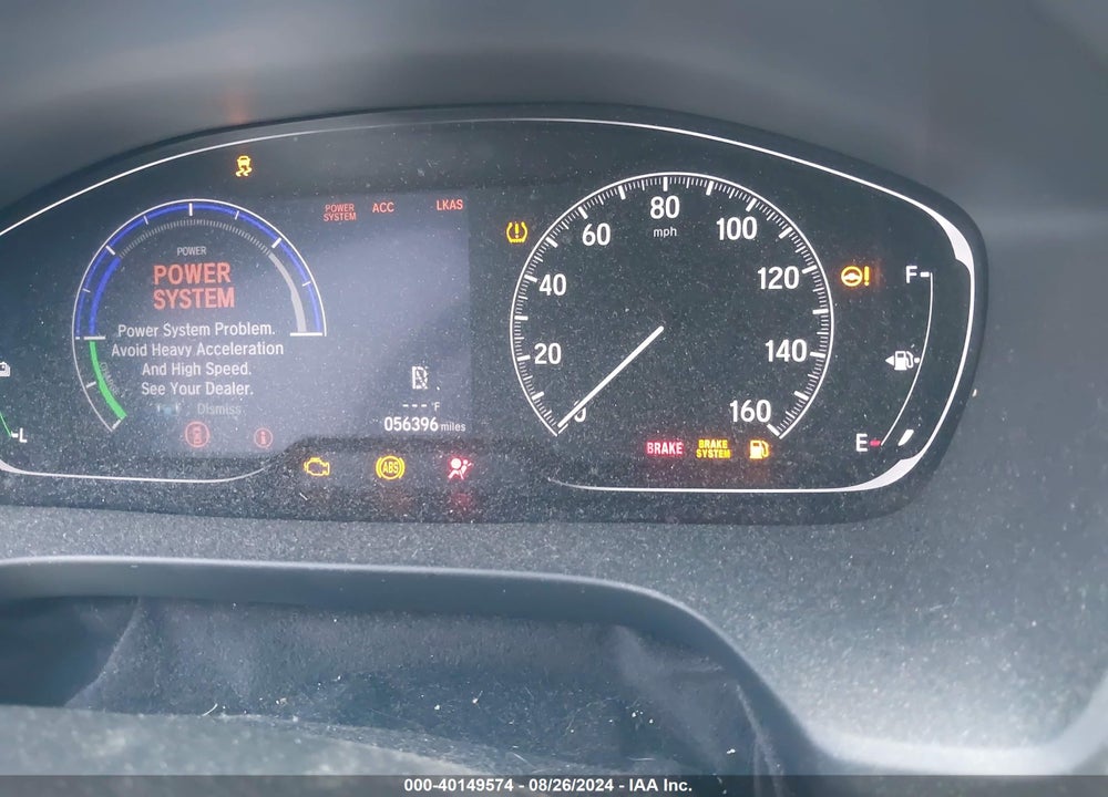 2022 HONDA INSIGHT TOURING VIN: 19XZE4F94NE001950