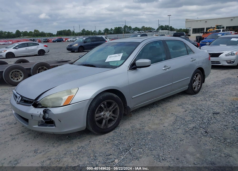 2007 HONDA ACCORD 2.4 EX VIN: 1HGCM56837A197344