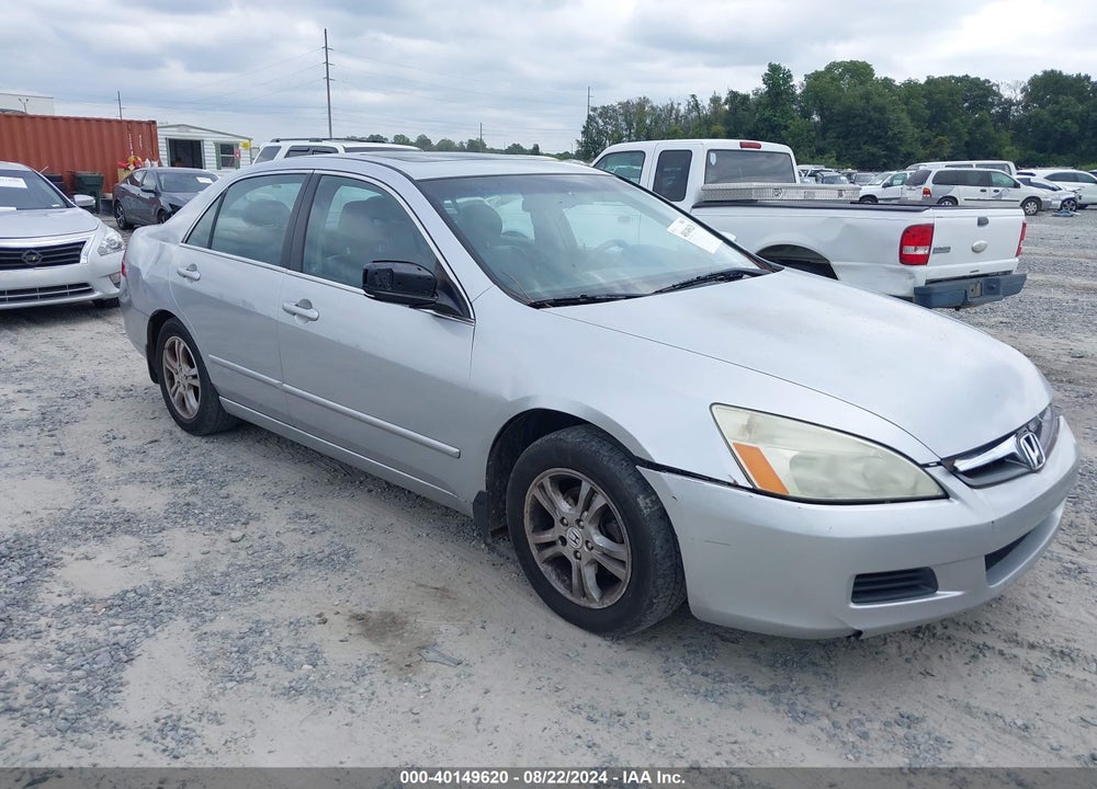 2007 HONDA ACCORD 2.4 EX VIN: 1HGCM56837A197344