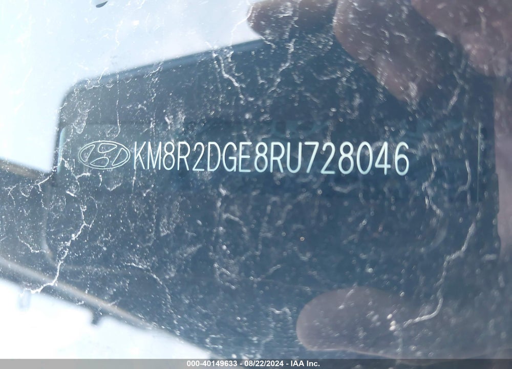 2024 HYUNDAI PALISADE SEL VIN: KM8R2DGE8RU728046