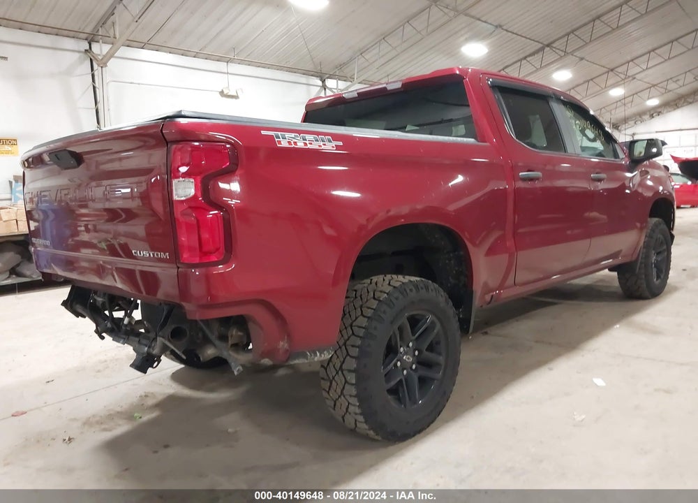 2020 CHEVROLET SILVERADO 1500 4WD SHORT BED CUSTOM TRAIL BOSS VIN: 1GCPYCEF7LZ118925
