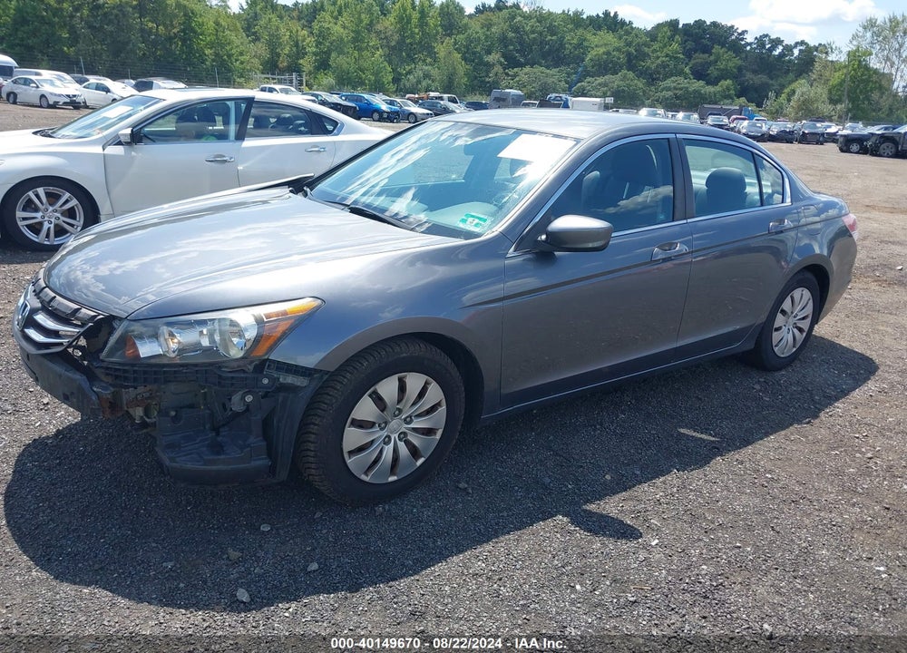 2012 HONDA ACCORD 2.4 LX VIN: 1HGCP2F39CA185056
