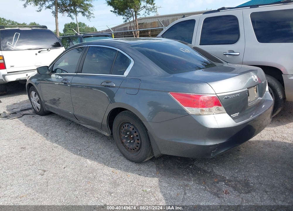 2010 HONDA ACCORD 2.4 LX VIN: 1HGCP2F34AA132813