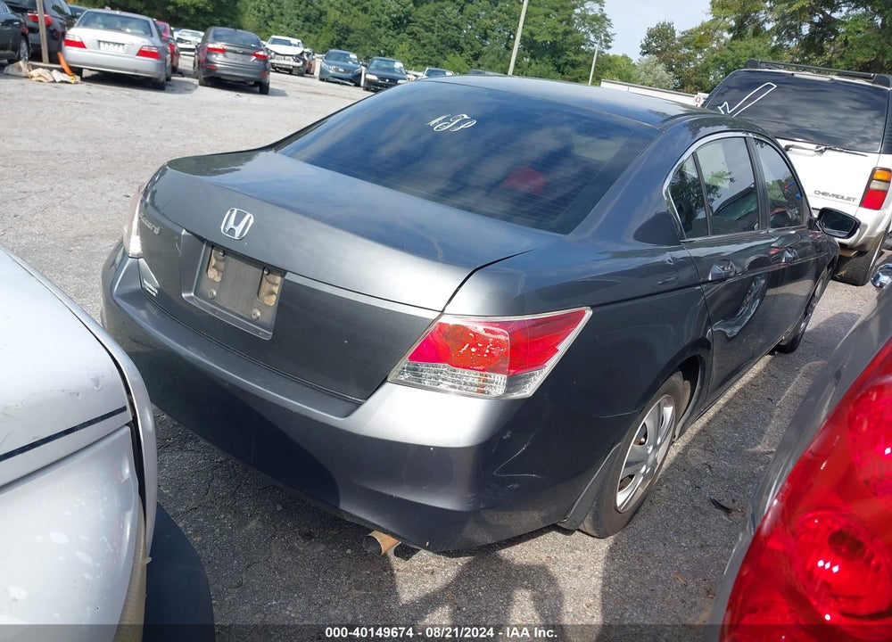 2010 HONDA ACCORD 2.4 LX VIN: 1HGCP2F34AA132813