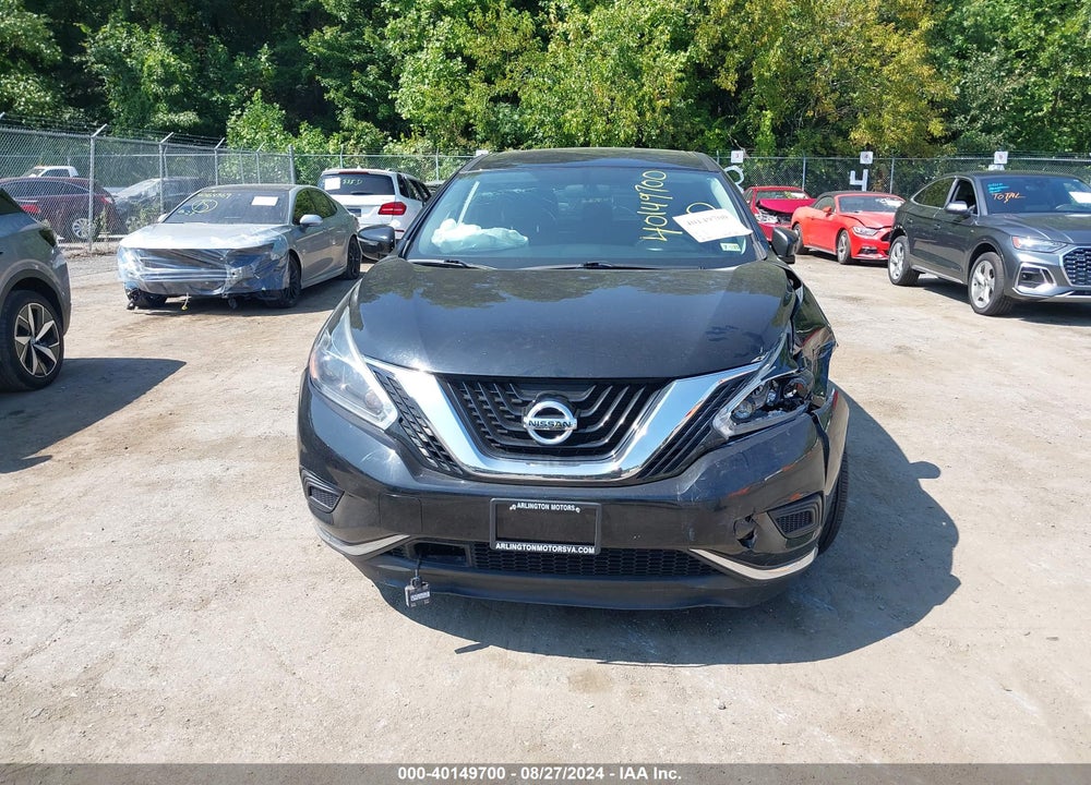 2018 NISSAN MURANO S VIN: 5N1AZ2MH4JN161036