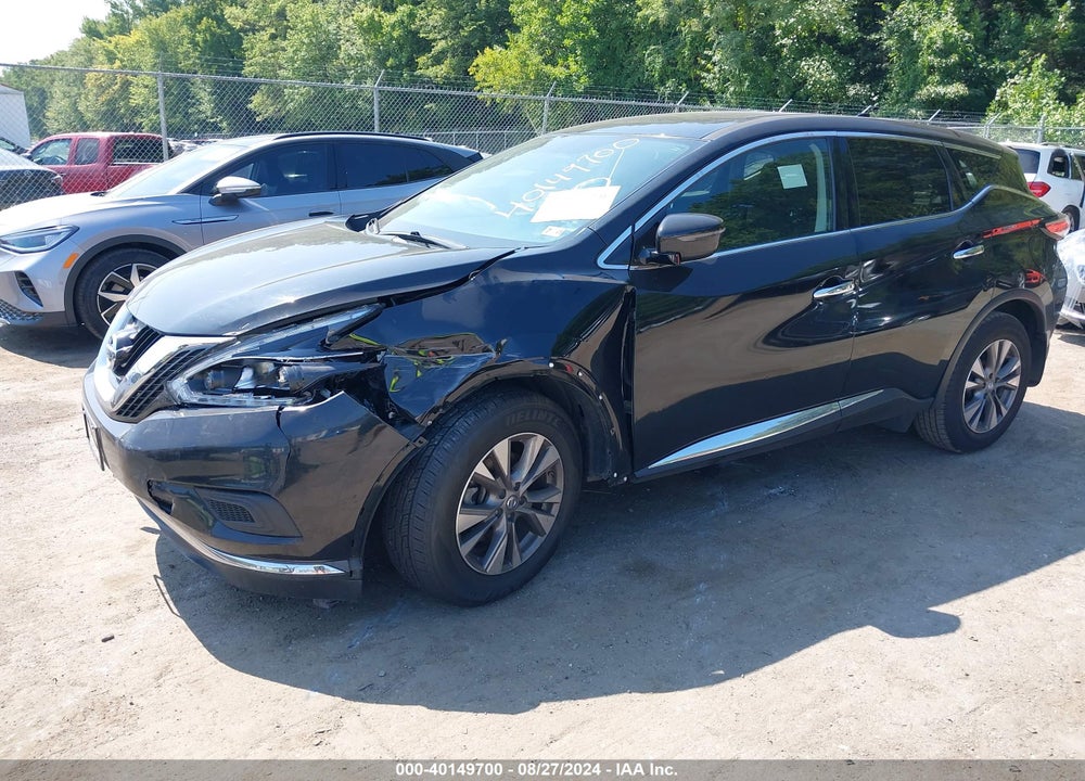 2018 NISSAN MURANO S VIN: 5N1AZ2MH4JN161036