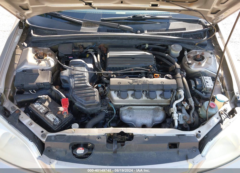 2001 HONDA CIVIC EX VIN: 1HGES267X1L068534