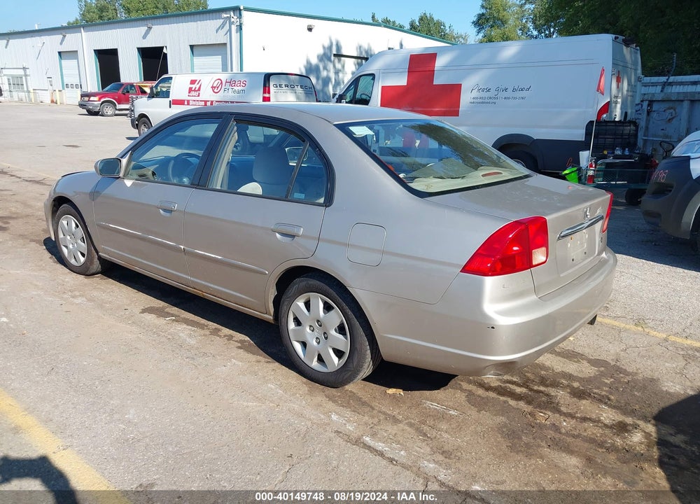 2001 HONDA CIVIC EX VIN: 1HGES267X1L068534