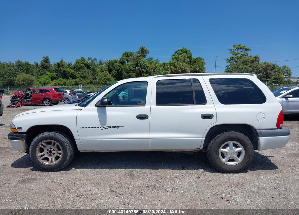 2000 DODGE DURANGO VIN: 1B4HR28Y8YF283865
