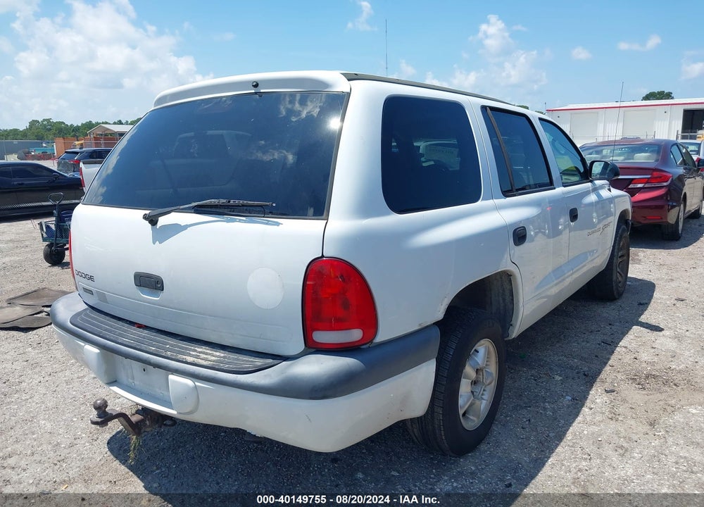 2000 DODGE DURANGO VIN: 1B4HR28Y8YF283865