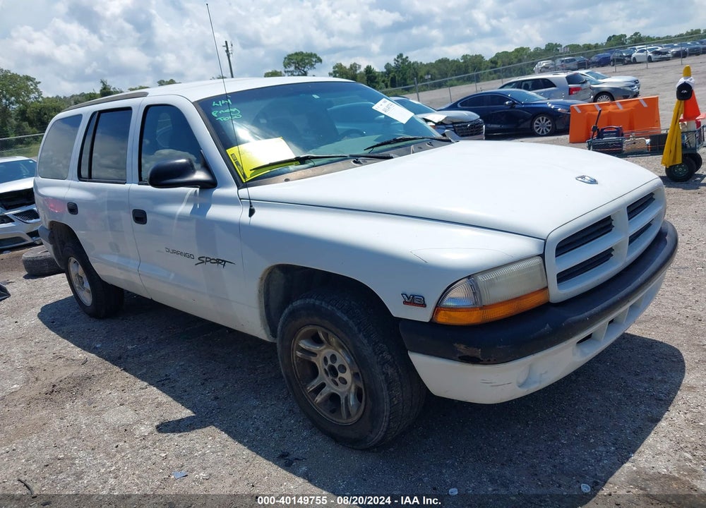 2000 DODGE DURANGO VIN: 1B4HR28Y8YF283865