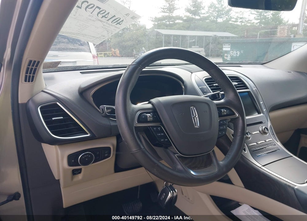 2019 LINCOLN NAUTILUS RESERVE VIN: 2LMPJ8L90KBL17962