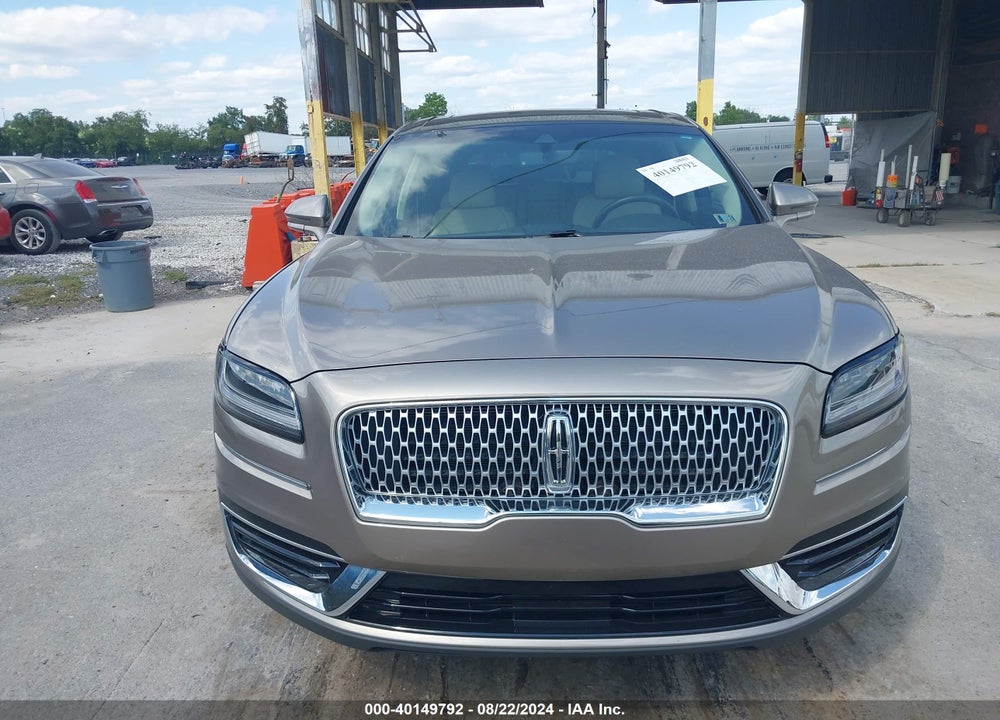 2019 LINCOLN NAUTILUS RESERVE VIN: 2LMPJ8L90KBL17962