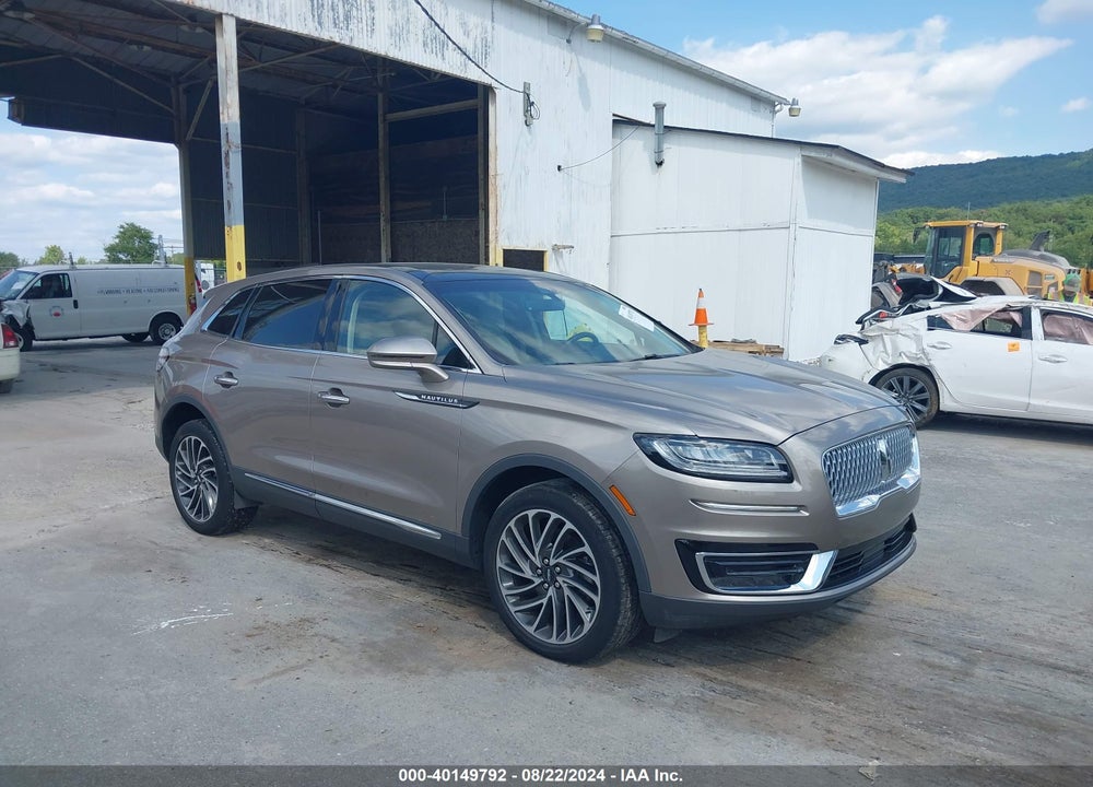 2019 LINCOLN NAUTILUS RESERVE VIN: 2LMPJ8L90KBL17962