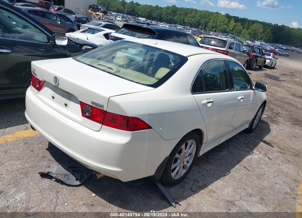 2007 ACURA TSX VIN: JH4CL96877C021117