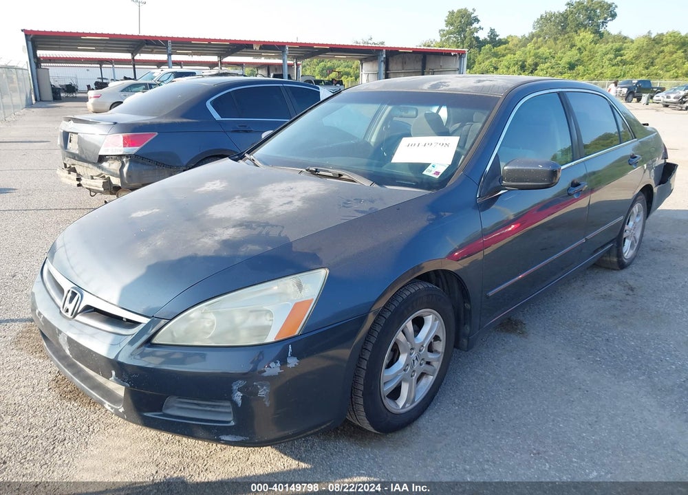 2007 HONDA ACCORD 2.4 SE VIN: JHMCM56317C005974