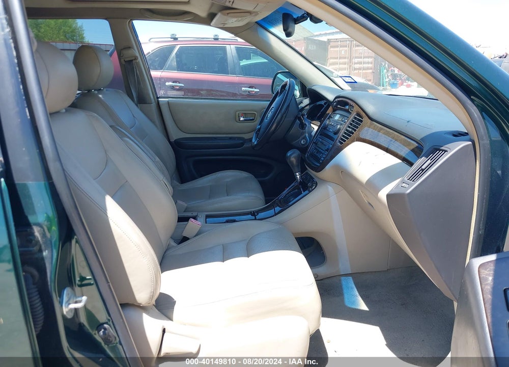 2002 TOYOTA HIGHLANDER LIMITED V6 VIN: JTEGF21A620029288