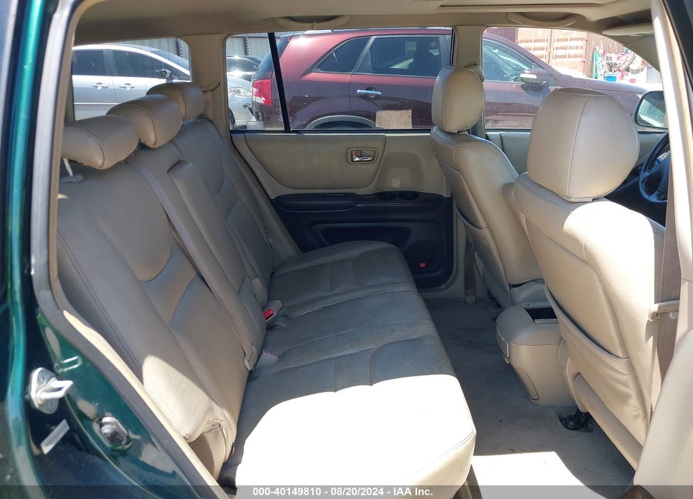 2002 TOYOTA HIGHLANDER LIMITED V6 VIN: JTEGF21A620029288
