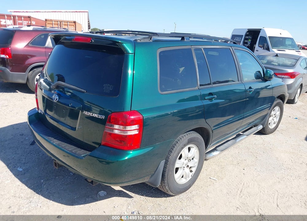 2002 TOYOTA HIGHLANDER LIMITED V6 VIN: JTEGF21A620029288