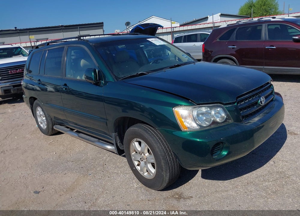 2002 TOYOTA HIGHLANDER LIMITED V6 VIN: JTEGF21A620029288