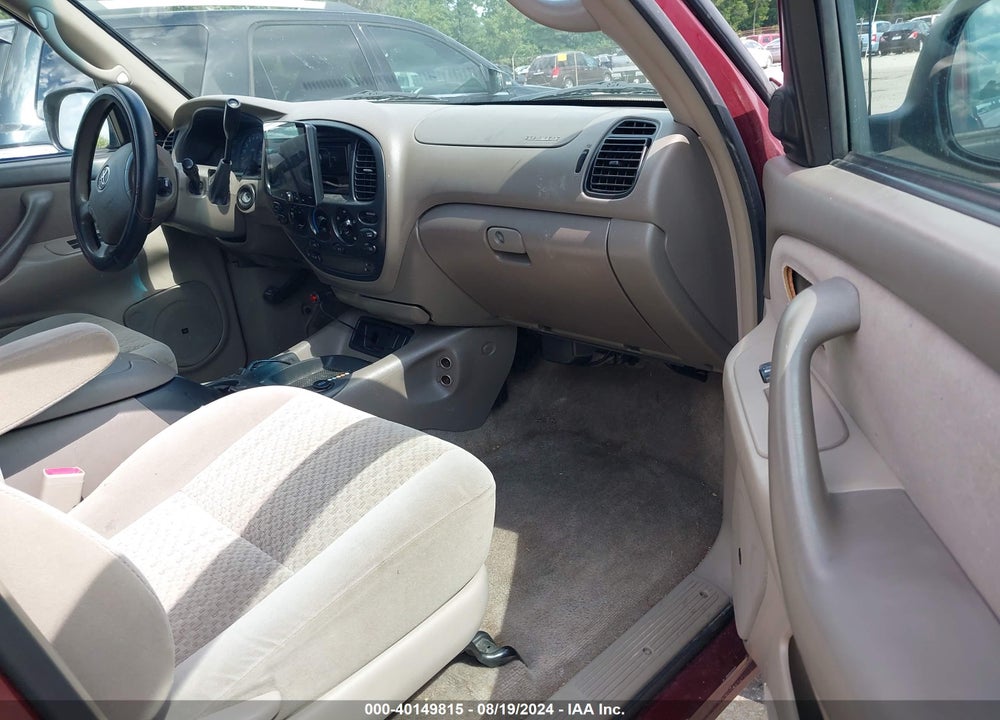 2005 TOYOTA TUNDRA SR5 V8 VIN: 5TBET34115S469452
