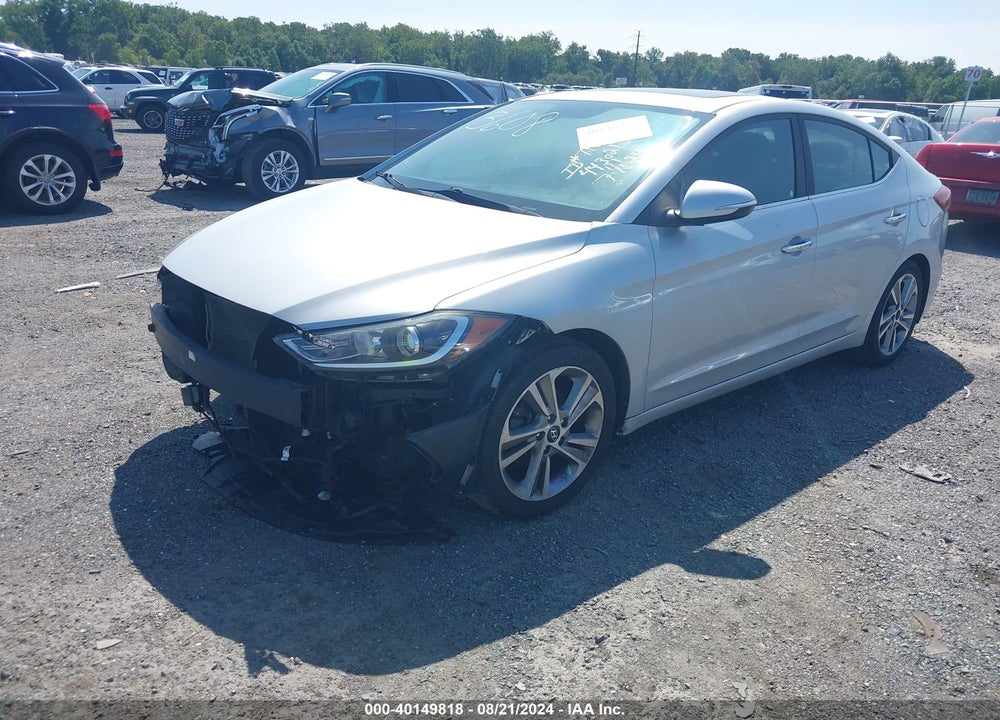 2017 HYUNDAI ELANTRA VIN: KMHD84LFXHU203608