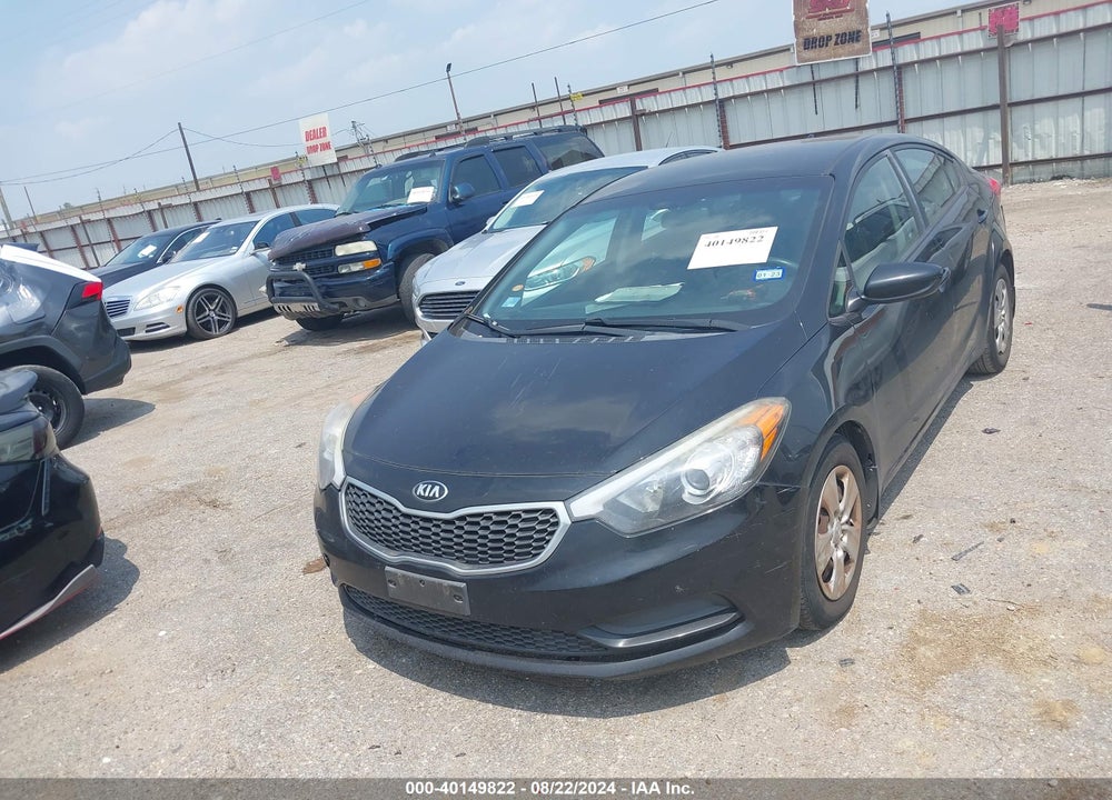 2016 KIA FORTE LX VIN: KNAFK4A64G5495960