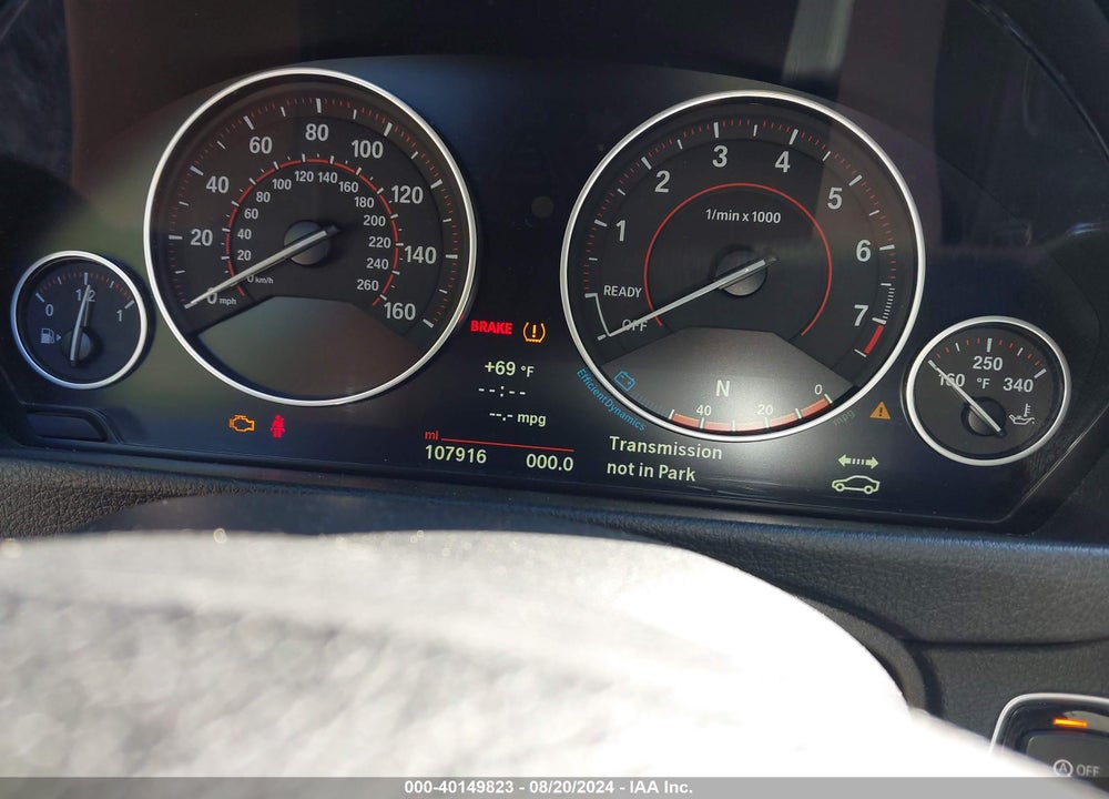 2014 BMW 335I XDRIVE VIN: WBA3B9G5XENR91695