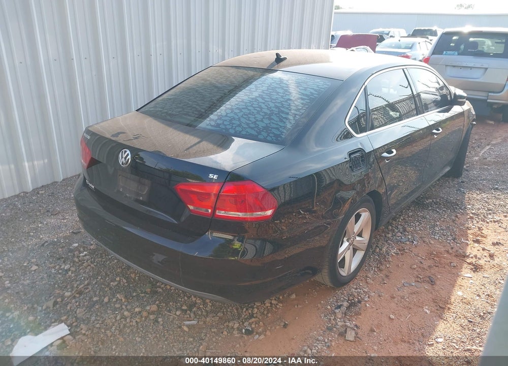 2013 VOLKSWAGEN PASSAT 2.5L SE VIN: 1VWBH7A37DC114274