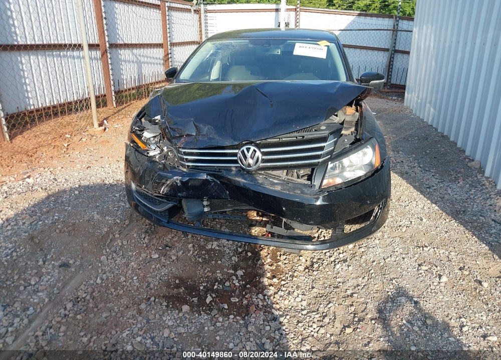 2013 VOLKSWAGEN PASSAT 2.5L SE VIN: 1VWBH7A37DC114274