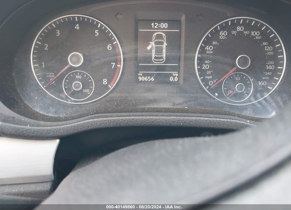 2013 VOLKSWAGEN PASSAT 2.5L SE VIN: 1VWBH7A37DC114274