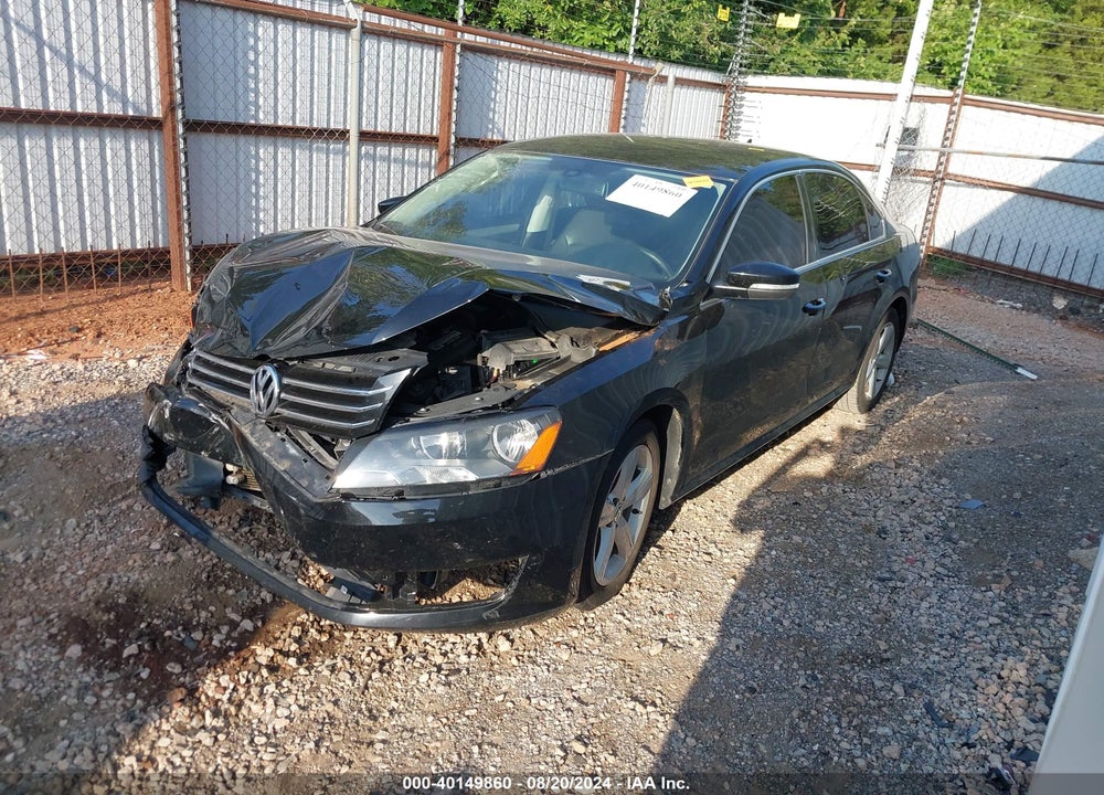 2013 VOLKSWAGEN PASSAT 2.5L SE VIN: 1VWBH7A37DC114274