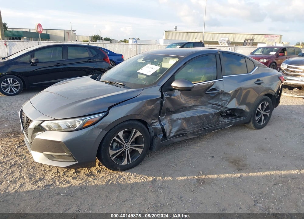 2020 NISSAN SENTRA SV XTRONIC CVT VIN: 3N1AB8CVXLY213667