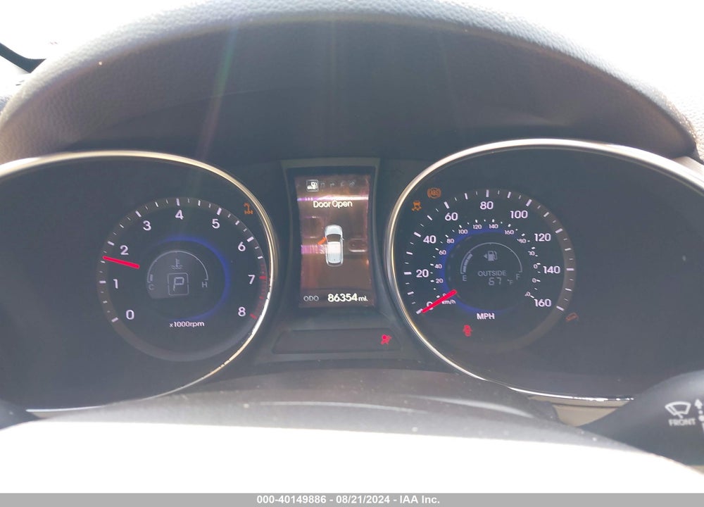 2013 HYUNDAI SANTA FE SPORT VIN: 5XYZUDLB9DG096646