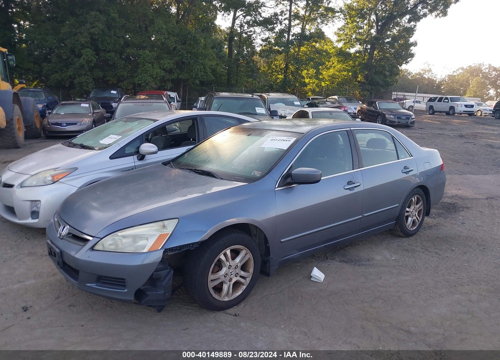 2007 HONDA ACCORD 2.4 SE VIN: 1HGCM56387A155112