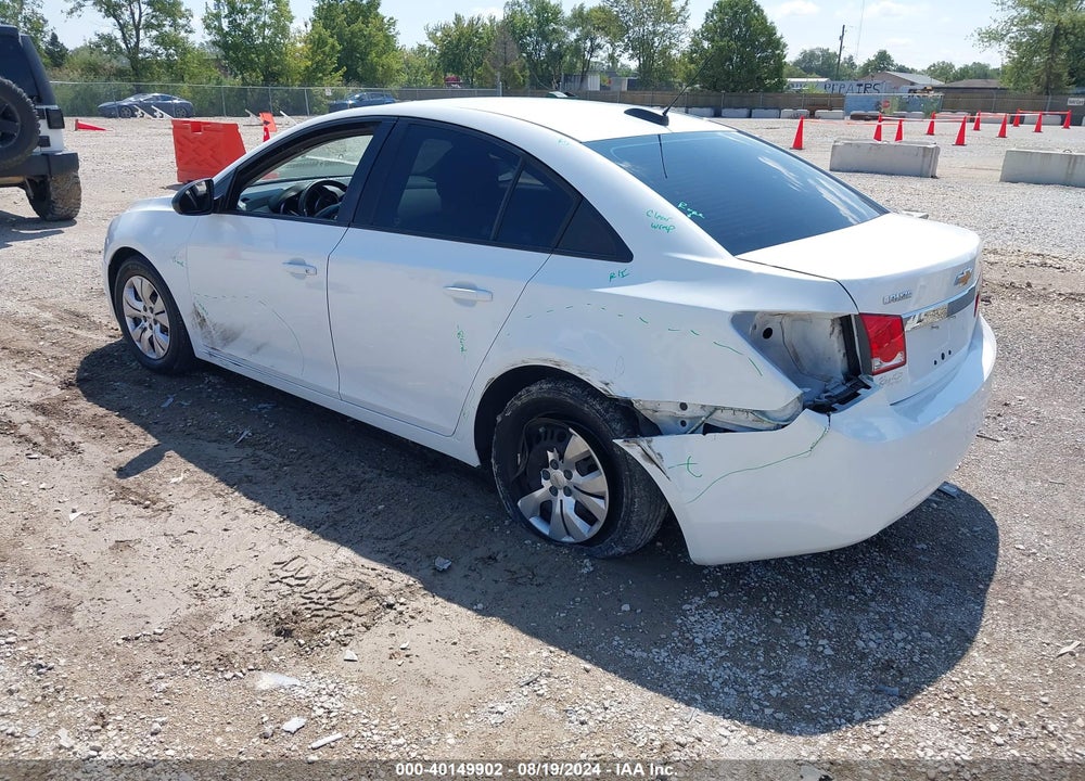 2015 CHEVROLET CRUZE LS MANUAL VIN: 1G1PB5SH7F7264401