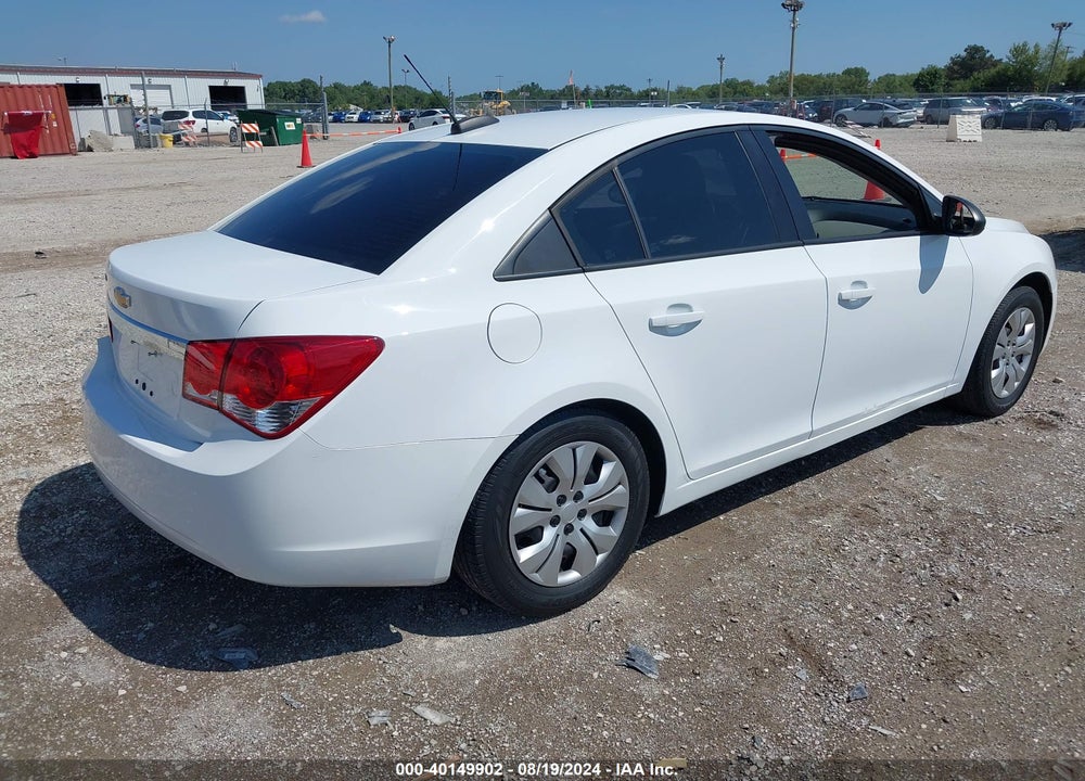 2015 CHEVROLET CRUZE LS MANUAL VIN: 1G1PB5SH7F7264401