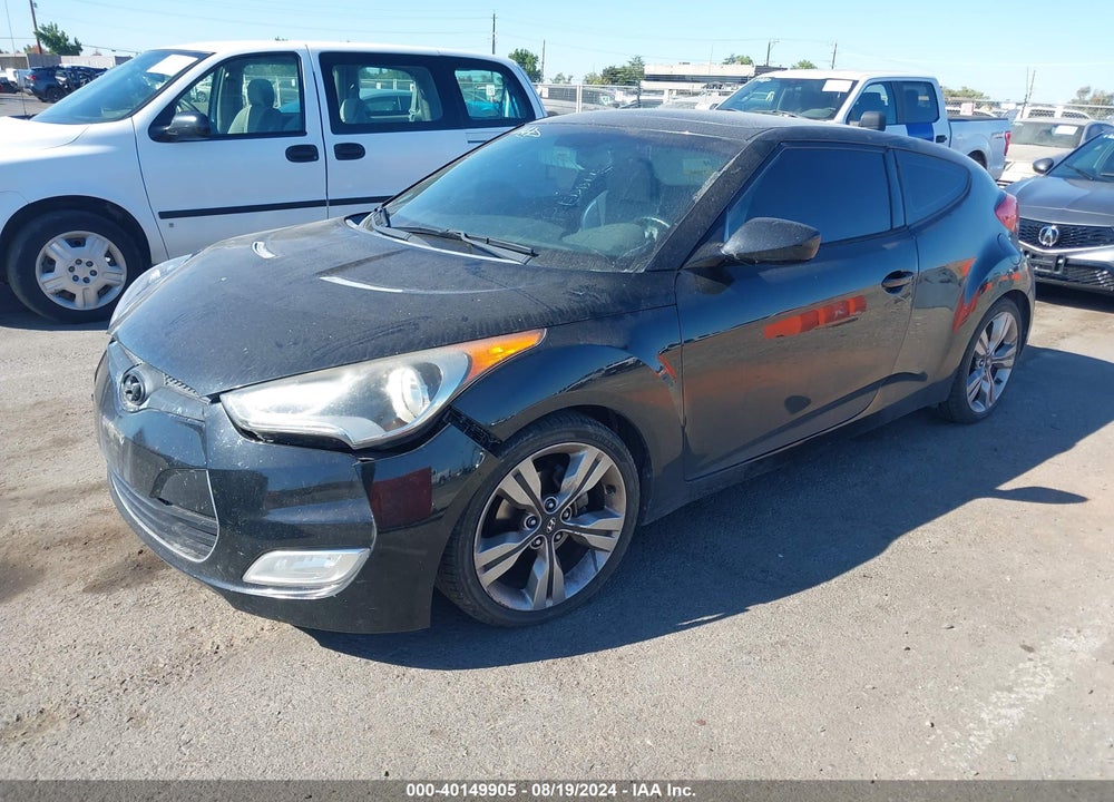2012 HYUNDAI VELOSTER BASE W/GRAY VIN: KMHTC6AD6CU041590