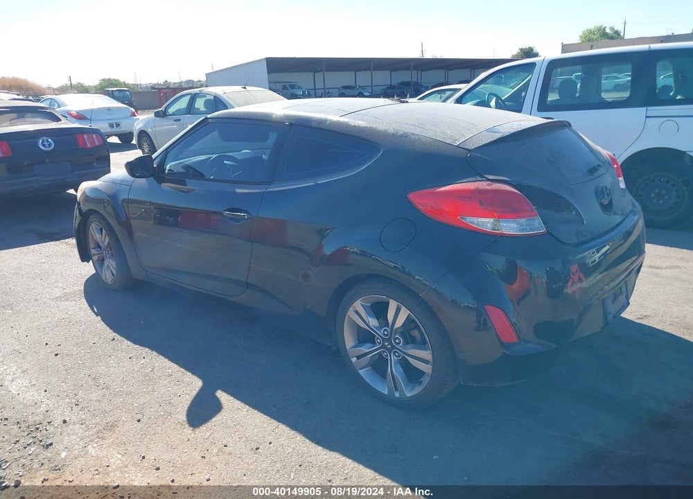 2012 HYUNDAI VELOSTER BASE W/GRAY VIN: KMHTC6AD6CU041590