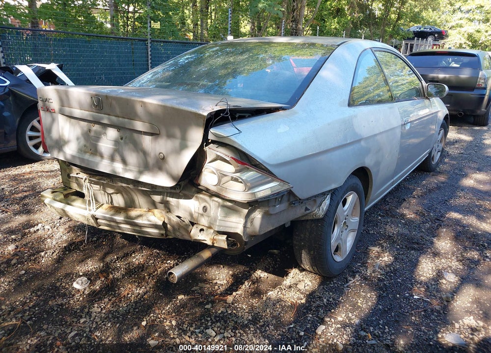 2004 HONDA CIVIC EX VIN: 1HGEM22954L020655